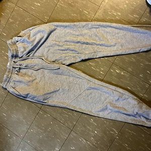Grey joggers style sweatpants